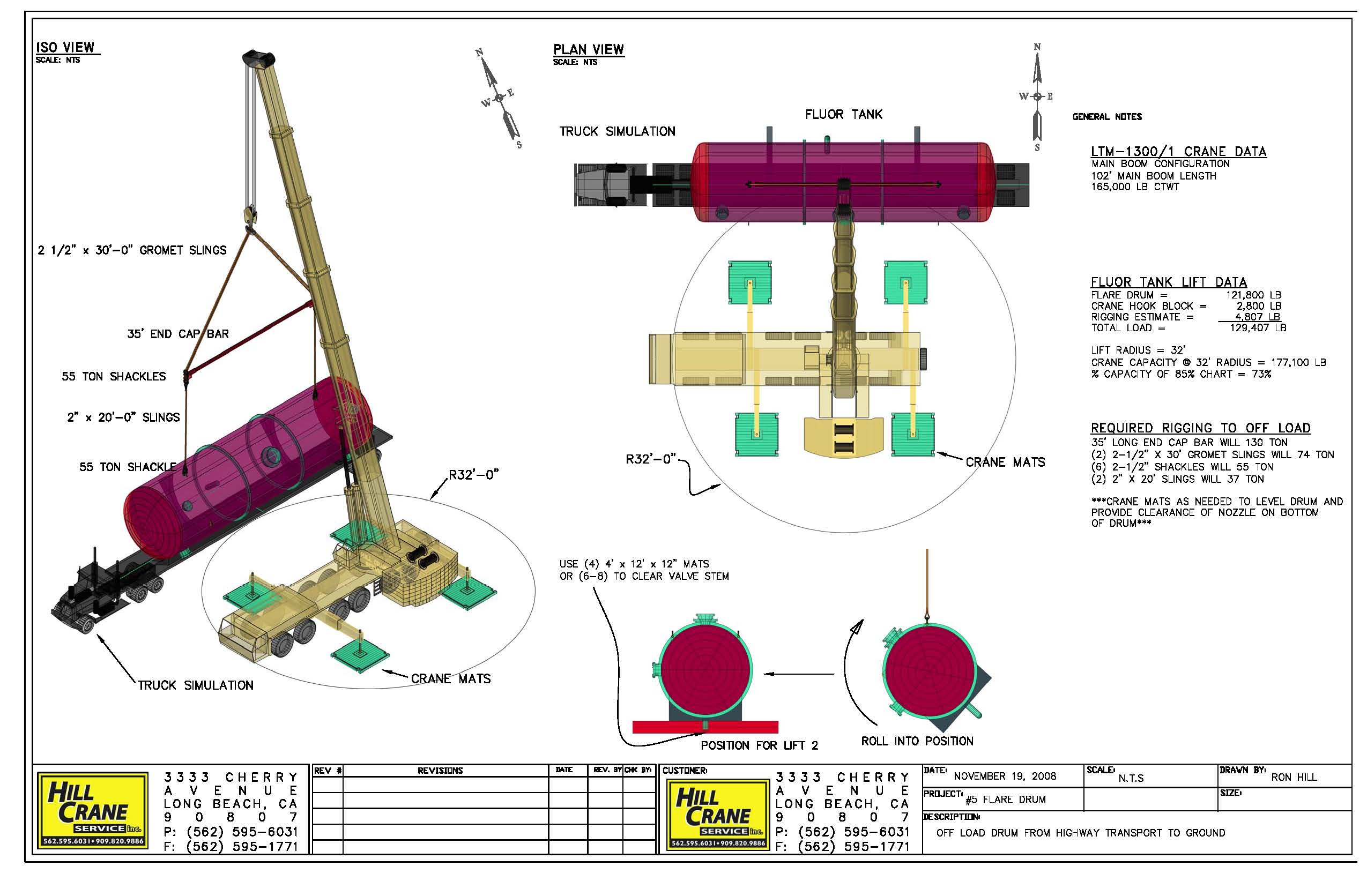 crane lift plan drawing