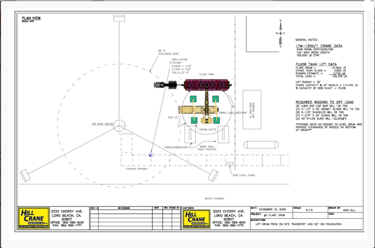 crane lift plan pdf